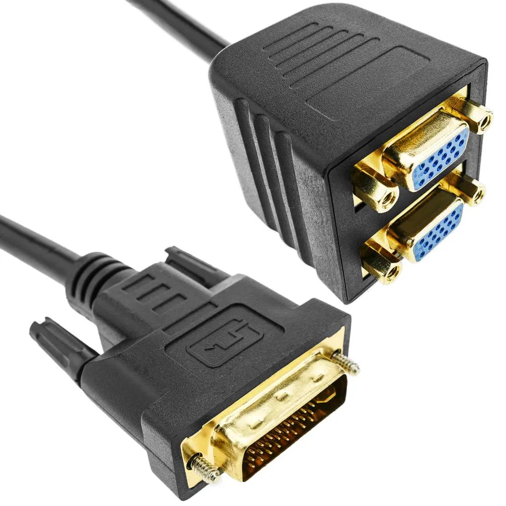 Passive Replicator Cable 1 DVI-2 VGA