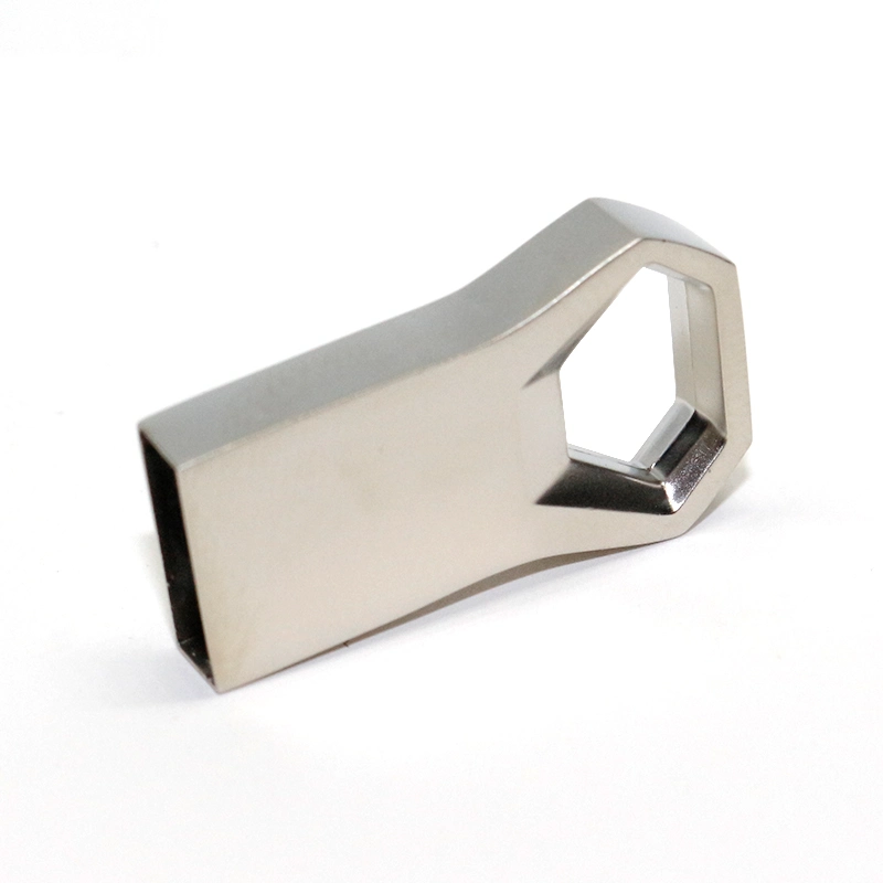 Polygon Metal Mini Thumb USB Flash Drive USB Drive USB Stick Pen Drive USB with Laser Logo