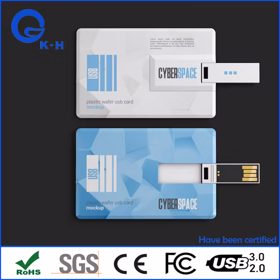 Memoria flash USB 2.0 3.0 per biglietti da visita popolare per regalo di nozze da 16 GB